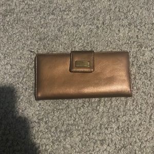 Gold Kenneth Cole wallet